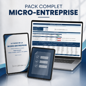 Pack complet micro-entreprise : guide complet + checklist interactive + tableau de bord